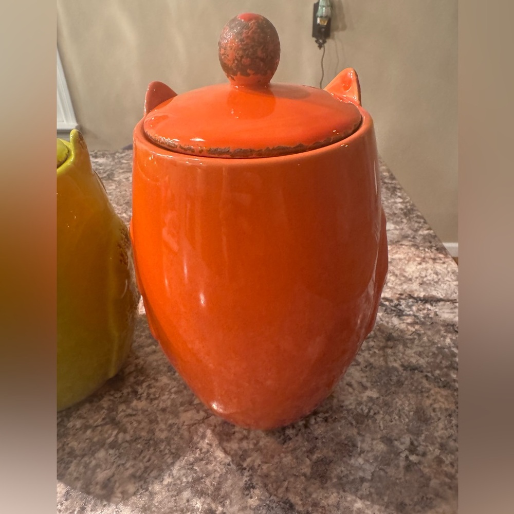 Colorful Owl Ceramic Jars Set - Picture 10 of 11